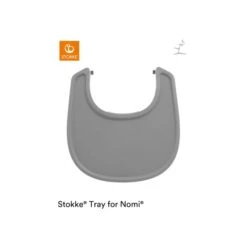 Nomi Eetblad - Grey -Winkel Voor Babyproducten 214343 2 nomi tray grey top 220901 5526 rt b281
