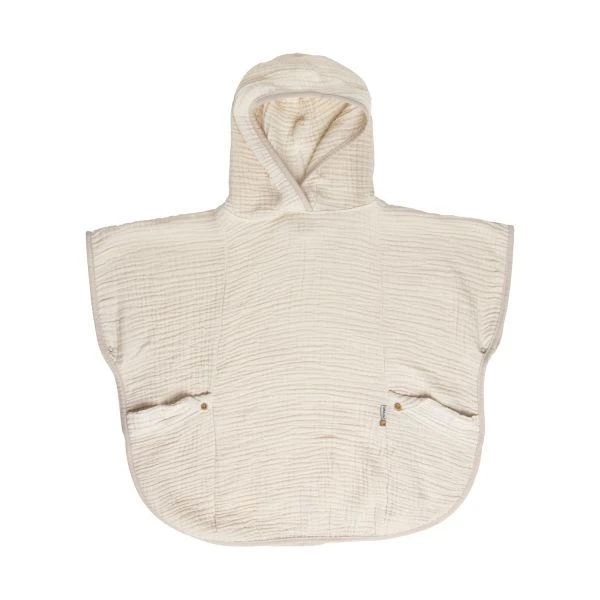Bebe-Jou Pure Cotton Poncho Sand 1 Bebe-Jou Pure Cotton Poncho Sand