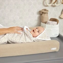 Meyco Mini Relief Waskussenhoes Sand -Winkel Voor Babyproducten 4054703276060 3 9b21