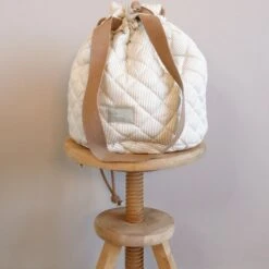 Cam Cam Copenhagen Classic Stripes Project Bag - Camel -Winkel Voor Babyproducten Cam Cam Copenhagen Classic Stripes Project Bag Camel 6 f67a