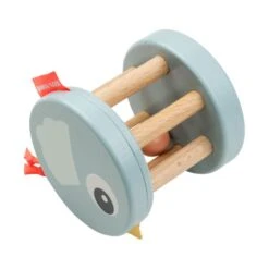 Done By Deer Birdee Houten Rammelaar Roller - Blue -Winkel Voor Babyproducten Done By Deer Birdee Houten Rammelaar Roller Blue 2 bbe7