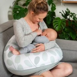 Doomoo Buddy Leaves Voedingskussen Aqua Green -Winkel Voor Babyproducten doomoo buddy leaves voedingskussen aqua green 3 38ec