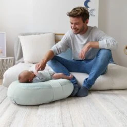 Doomoo Cloudy Relax Hoes Kaki -Winkel Voor Babyproducten doomoo lifestyle relaxcover br07 cloudykaki dsc05991 4b4e