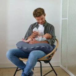 Doomoo Softy Tetra Voedingskussen Jersey Green -Winkel Voor Babyproducten doomoo lifestyle softy s63 tetrajersey blue dsc06182 2 4c40