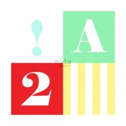 Estahome Blokken Behang XXL Meerkleurig