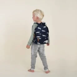 Kidzroom Wondering Wild Rugtas Navy -Winkel Voor Babyproducten kidzroom wondering wild rugtas blue 5 c27b