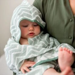 KipKep Blenker Badcape Calming Green -Winkel Voor Babyproducten kipkep blenker badcape calming green 3 0dfb