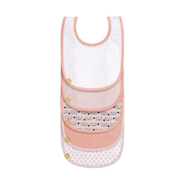 Laessig Little Chums Slabbetjes Mouse 5 Stuks 1 Laessig Little Chums Slabbetjes Mouse 5 Stuks