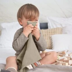 Laessig Star Knuffeldoekje Olive -Winkel Voor Babyproducten laessig star knuffeldoekje olive 1 c309