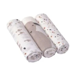 Laessig Tiny Farmer Explorer Speckles Swaddle 3 Stuks