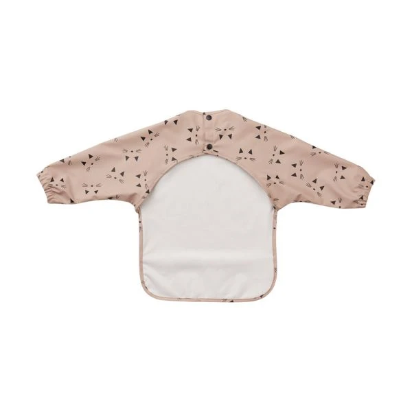 Liewood Merle Cat Longsleeve Slabbetje Rose 2 Liewood Merle Cat Longsleeve Slabbetje Rose - Afbeelding 2