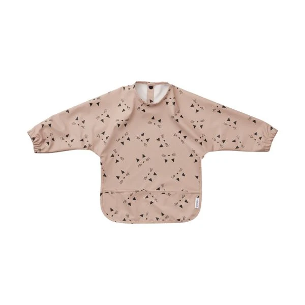 Liewood Merle Cat Longsleeve Slabbetje Rose 1 Liewood Merle Cat Longsleeve Slabbetje Rose