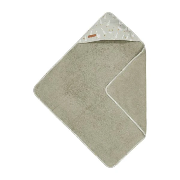 Little Dutch Little Goose Badcape 100 X 100 Cm - Afbeelding 3