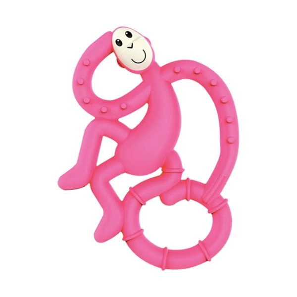 Matchstick Monkey Mini Monkey Bijtring Pink 1 Matchstick Monkey Mini Monkey Bijtring Pink