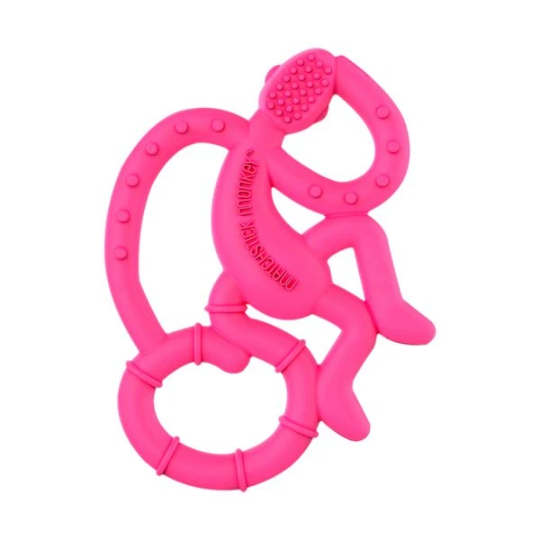 Matchstick Monkey Mini Monkey Bijtring Pink 3 Matchstick Monkey Mini Monkey Bijtring Pink - Afbeelding 3