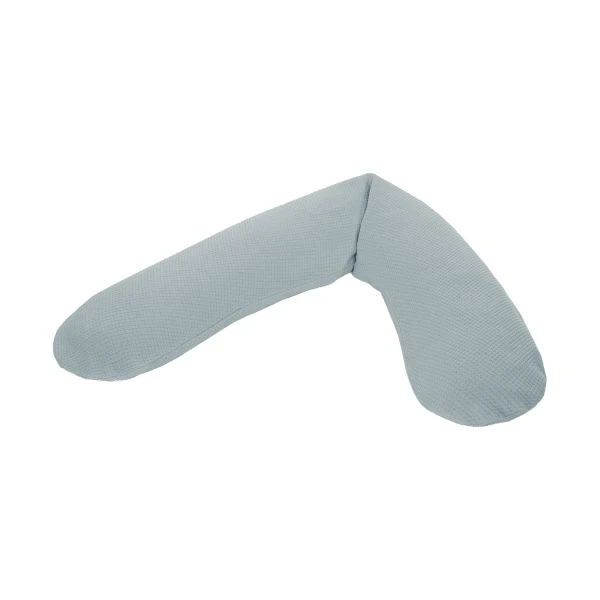 Theraline Gebreid Katoen Voedingskussenhoes Nevel Blauw 1 Theraline Gebreid Katoen Voedingskussenhoes Nevel Blauw