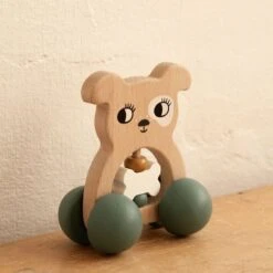 Roommate Dog Houten Rammelaar -Winkel Voor Babyproducten roommate dog houten rammelaar 5 b2d2