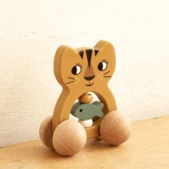 Roommate Tiger Houten Rammelaar -Winkel Voor Babyproducten roommate tiger houten rammelaar 5 5f05