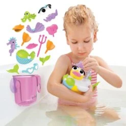 Yookidoo Jet Duck Create A Mermaid Badspeelgoed -Winkel Voor Babyproducten yookidoo jet duck create a mermaid badspeelgoed 4 b3ab